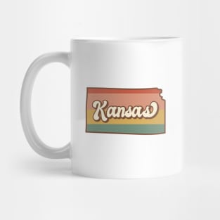 Kansas Retro Mug